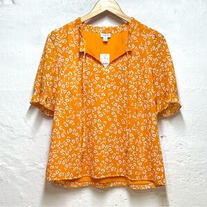 J.Crew Floral Blouse